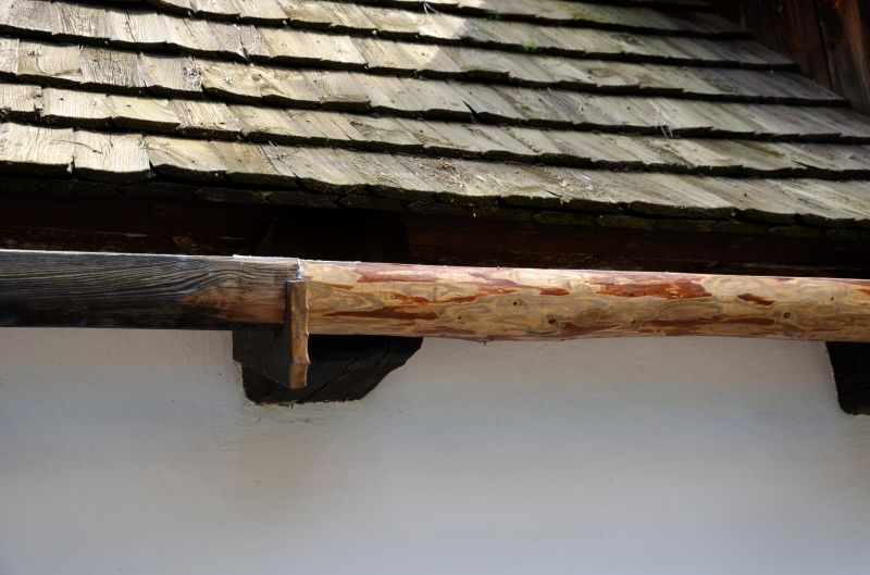 Wood Gutter Installation
