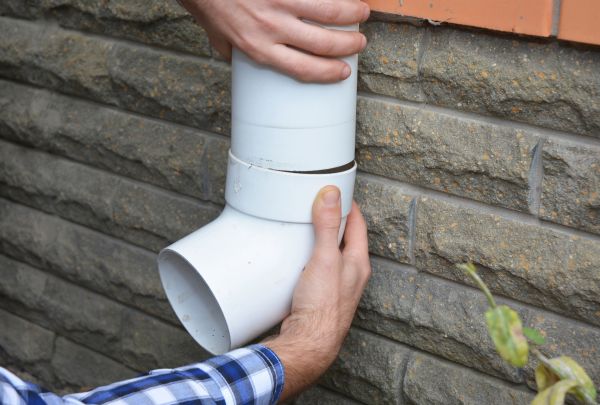 Drainage Downspout Repair in Brunswick