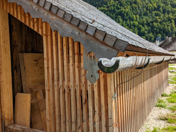 Wood Gutter Repair in Brunswick