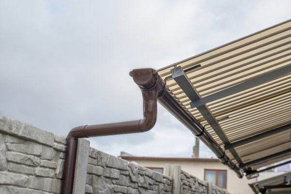 Plastic Downspout Installation in Brunswick