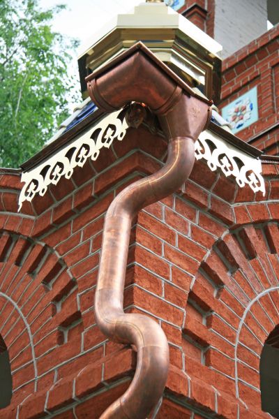 Church Downspout Installation in Brunswick